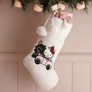 Pottery Barn Teen Hello Kitty White Christmas Stocking